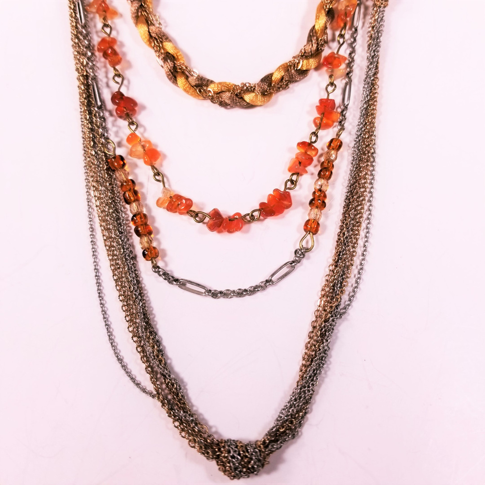 Coldwater Creek multilayered necklace
